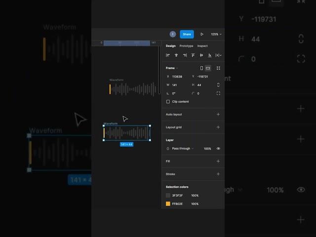 UX/UI Components Tutorial 4 - How to make Slick Waveform Visualizer in Figma