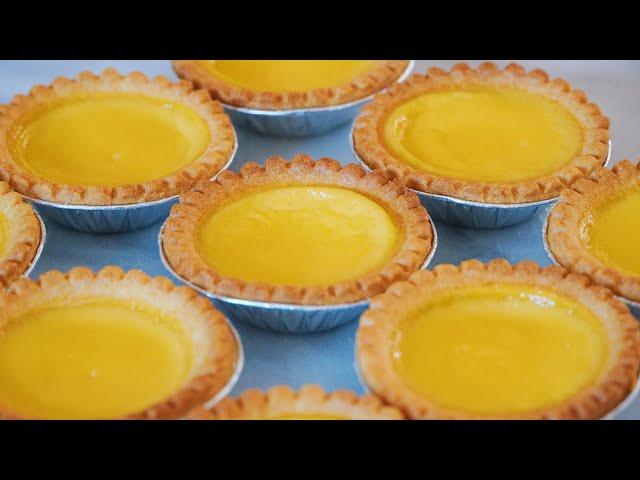 Hong Kong Style Egg Tarts 蛋撻 (SO EASY!)