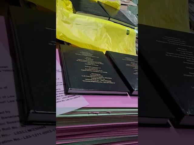 LL.M ( Law College ) Thesis 9831834354 Print Binding #online Kolkata #nearme #printing #mind #gut