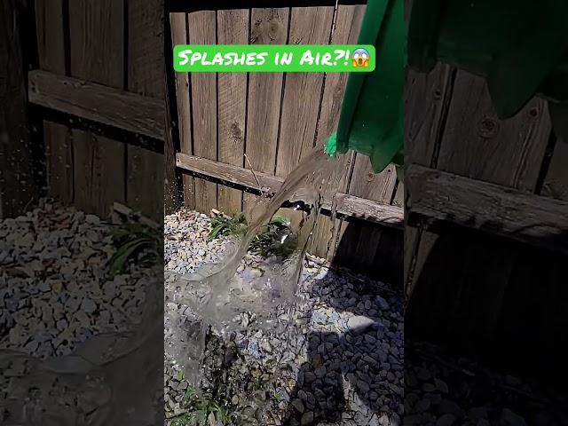Can Water Splash in the Air? This doesn’t even make sense 