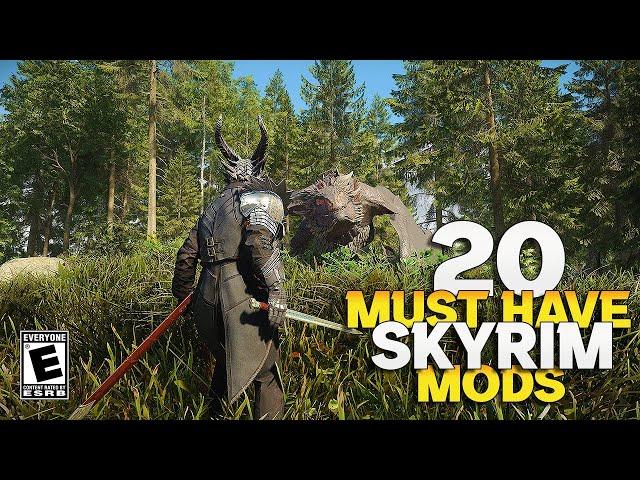 20 Must Have Skyrim Mods I NEVER Play Without in 2024!