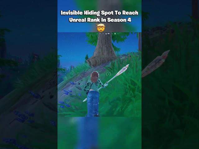 INVISIBLE Hiding Spot To Reach UNREAL In Season 4 #shorts