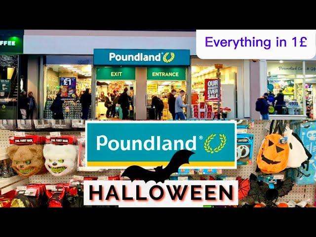 Poundland | Cheapest Store in UK Come Shop with Me 2024 | Last Minute Halloween Shopping.