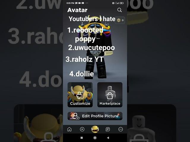 YOUTUERS THAT I HATE IN ROBLOX #TheKacperosEN
