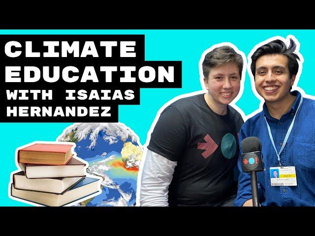 The Importance of Climate Education at COP26 - ACE Hot Talks, Isaias Hernandez