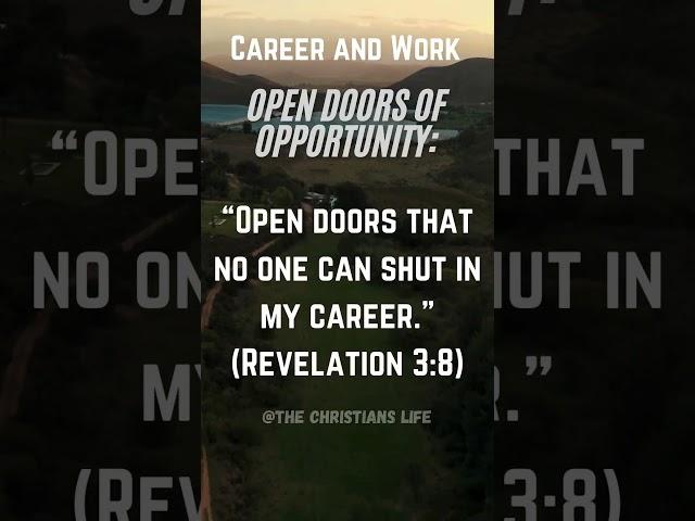 Prayers for Career Success:10 Life-Changing Prayers for Work! #CareerSuccess #WorkPrayers #GodsFavor