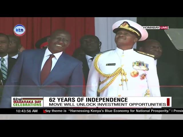 Kenya Air Force Displays Military Power at 62nd Madaraka Day in Homa Bay
