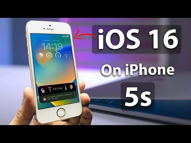 iOS 16 Update for iPhone 5s || How to Update iPhone 5s on iOS 16