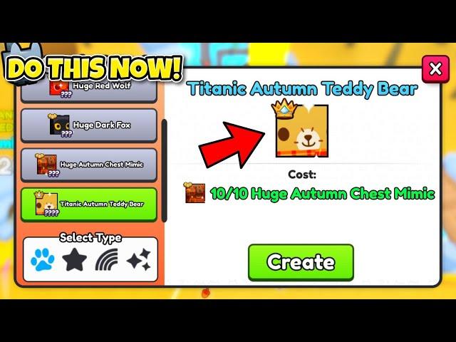 Do This Now to for the Best Chance for the NEW FREE TITANIC in Pet Simulator 99!