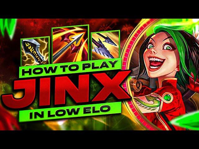 How to play Jinx in low Elo - Jinx ADC Gameplay Guide | League of Legends