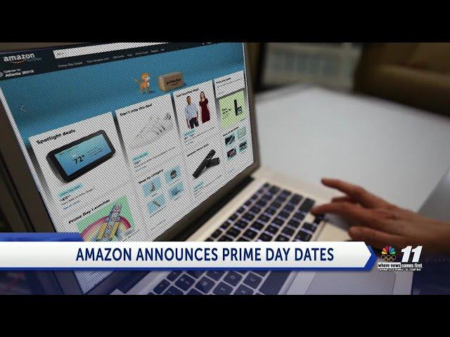 AMAZON ANNOUNCES PRIME DAY DATES