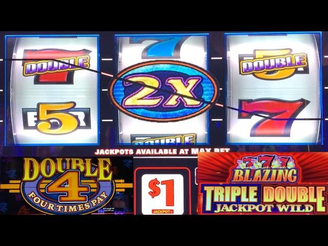 GOT IT! Big Wins! NEW Double Strike Rising Respins! Double 4 Times Pay + Triple Double Blazing 777!