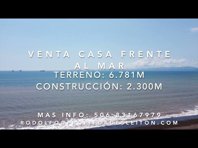 venta casa frente al mar puntarenas costa rica