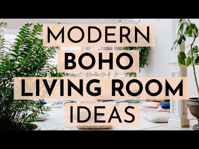 Modern Boho Living Room Ideas