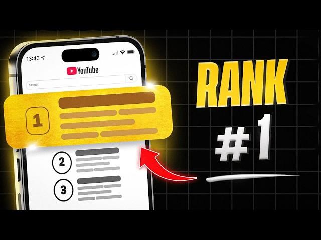 Quickly Rank #1 on YouTube - DO THIS!