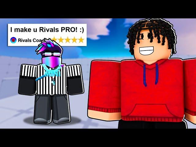 I Hired MINIBLOXIA To Coach Me In Roblox Rivals!