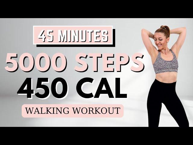 5000 STEPS WALKING WORKOUTWALKING EXERCISE FOR WEIGHT LOSSKNEE FRIENDLYNO JUMPINGFAT BURNING