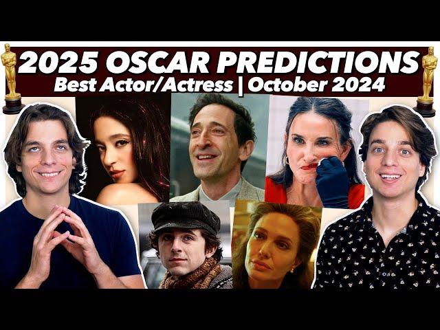 2025 Oscar Predictions - Lead Actors | October 2024