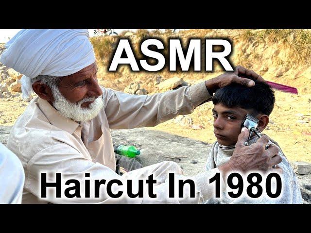 ASMR Relaxing Hair Cutting But Barber is Very Old!! [ASMR]