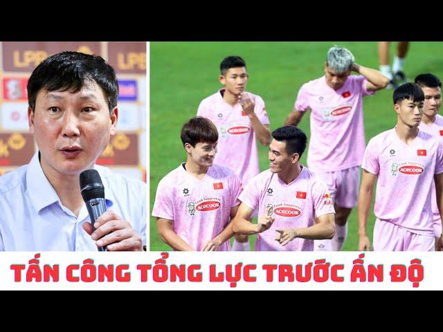 HLV Kim Sang Sik - Tiến Linh - Quang Hải - Văn Toàn - Đình Bắc vs Ấn Độ