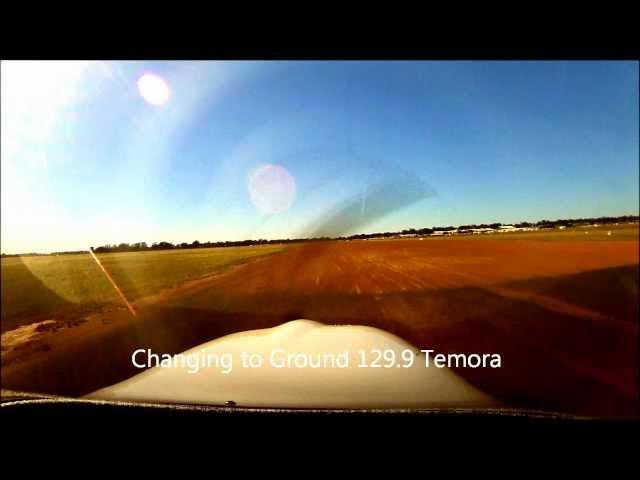 Landing Temora -  Natfly 2012  Flyin - Jabiru 230D