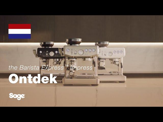 The Barista Express™ Impress | Ons 1e ondersteunde, handmatige espressoapparaat | Sage Appliances NL