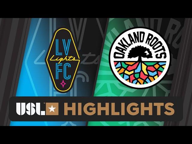 10.19.2024 | Las Vegas Lights FC vs. Oakland Roots SC - Game Highlights