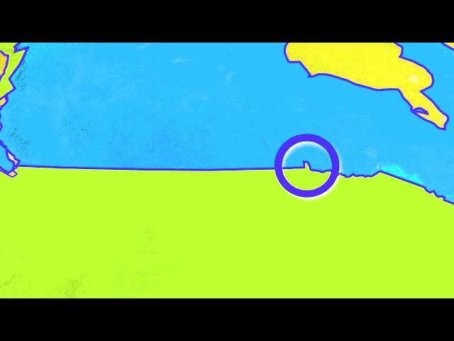 Canada & The United States's Bizarre Border