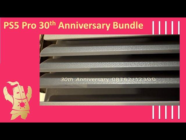 1 of 12,300: unboxing the PS5 Pro 30th Anniversary Limited Edition Bundle