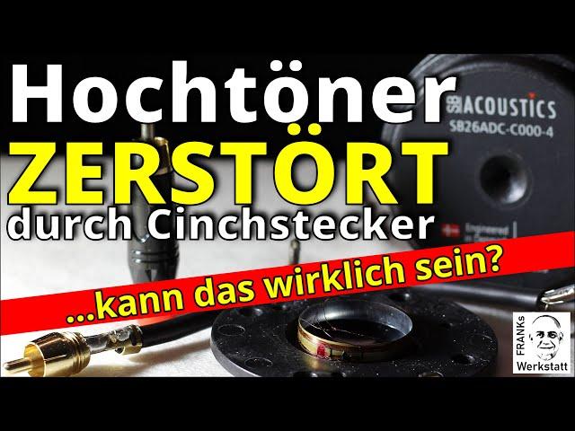 DAS KOMMT MIR TEUER ZU STEHEN | Billige Cinch Stecker und ihre Masseprobleme | #DIY