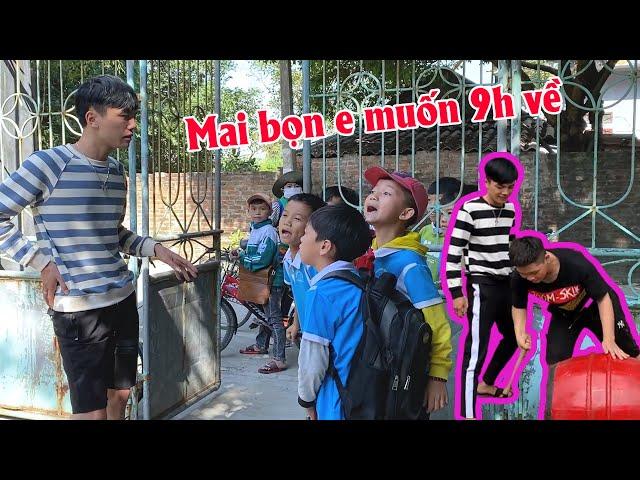 Anh ra đánh trống cho bọn em VỀ SỚM đi | Tùng Bỏng