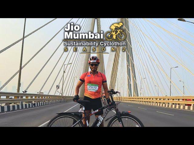 Cycling 100Km around the Bandra-Worli Sea Link for #JioMumbaiSustainabilityCyclothon | Arnold Wilson