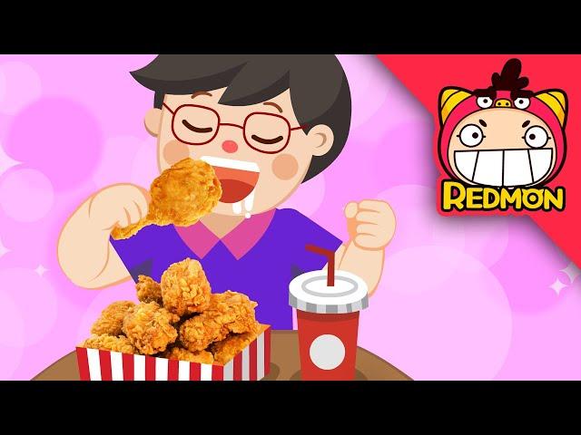 Fried Chicken Song | Food songs | Nursery rhymes | Chimac Korean Fried Chicken | REDMON