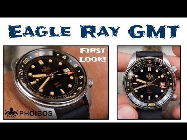 Phoibos Eagle Ray GMT First Look - One Hell of a Travel Watch!