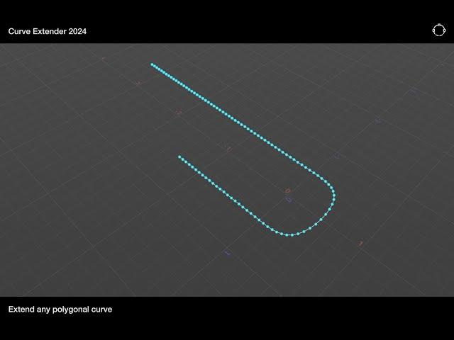 Curve Extender 2024 HDA for Houdini