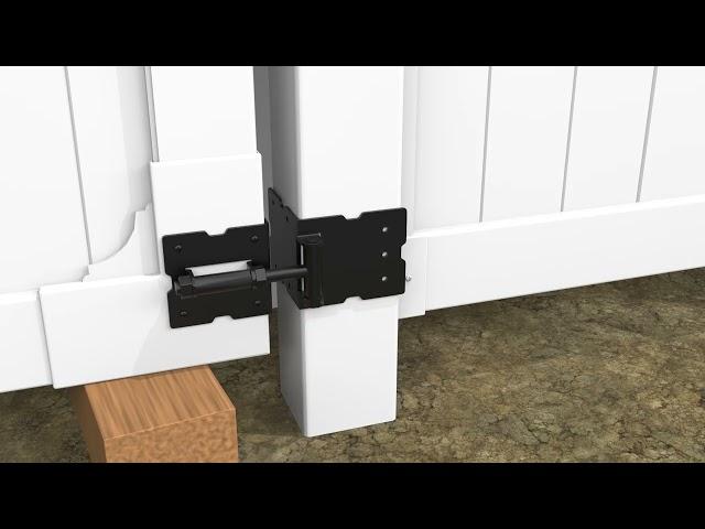 How to Assemble & Install: Westport Vinyl Privacy Gate | WamBam Fence