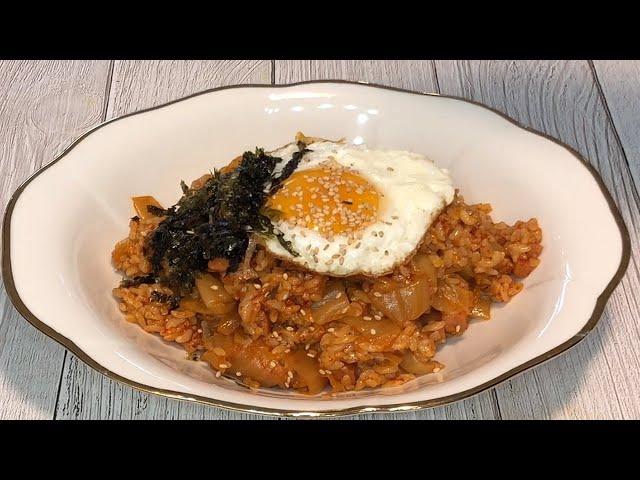 한 그릇 뚝딱요리 엄마표요리[스팸김치볶음밥] / Mom's Cooking[Spam kimchi fried rice]