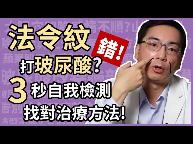 為何會有法令紋？如何治療最有效？五大類型法令紋，林政賢醫師親授0成本自我檢測法，免得白花冤枉錢！