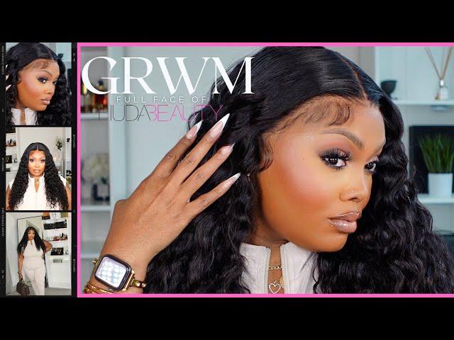 GRWM | FULL FACE OF HUDA BEAUTY ft. BEAUTY FOREVER