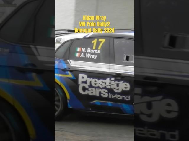 “Aidan Wray  VW Polo flying through Stage 2 & 5 – Donegal Rally 2024 | Pure tarmac action!”