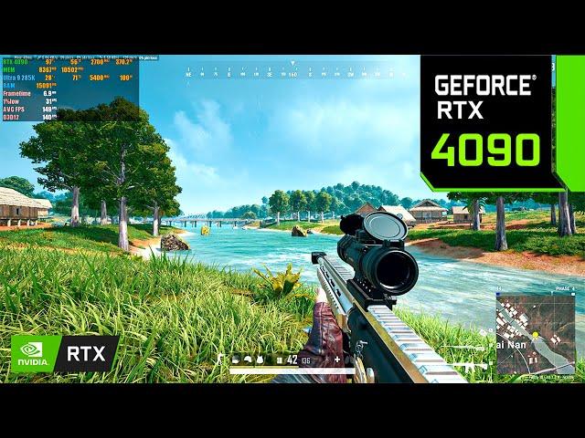 PUBG : RTX 4090 24GB + Intel Core Ultra 9 285K ( 4K Ultra Graphics )