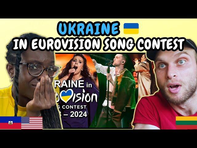 REACTION TO Ukraine  in Eurovision Song Contest (2003-2024) | FIRST TIME WATCHING