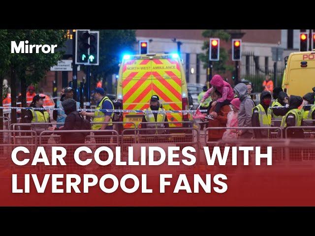 BREAKING: Police respond to incident at Liverpool FC parade after car collision with fans