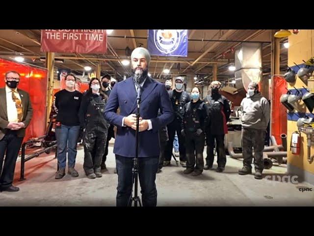 NDP Leader Jagmeet Singh on Russian invasion of Ukraine – February 24, 2022