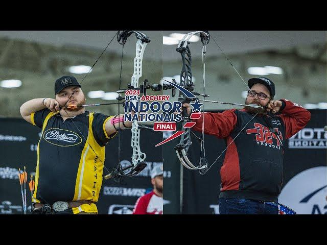 2023 USA ARCHERY INDOOR NATIONAL FINALS | Men's Compound Gold Medal Match