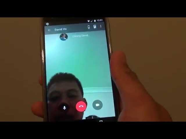 Google Nexus 5: How to Make a Video Call