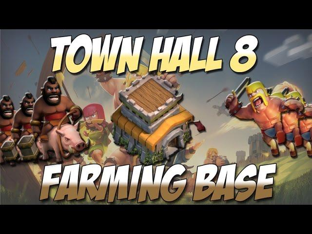Clash of Clans - Best TH8 Farming Base Speed Build