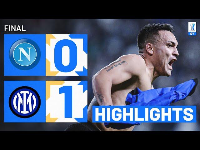 NAPOLI-INTER 0-1 | HIGHLIGHTS | Lautaro wins trophy at the death! | EA SPORTS FC Supercup 2023/24