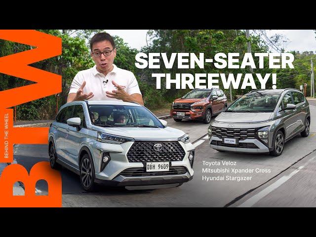 2024 Hyundai Stargazer X vs Mitsubishi Xpander Cross vs Toyota Veloz —Which MPV? | AutoDeal Comparo