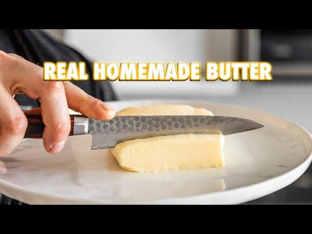 2 Ingredient Cultured Butter